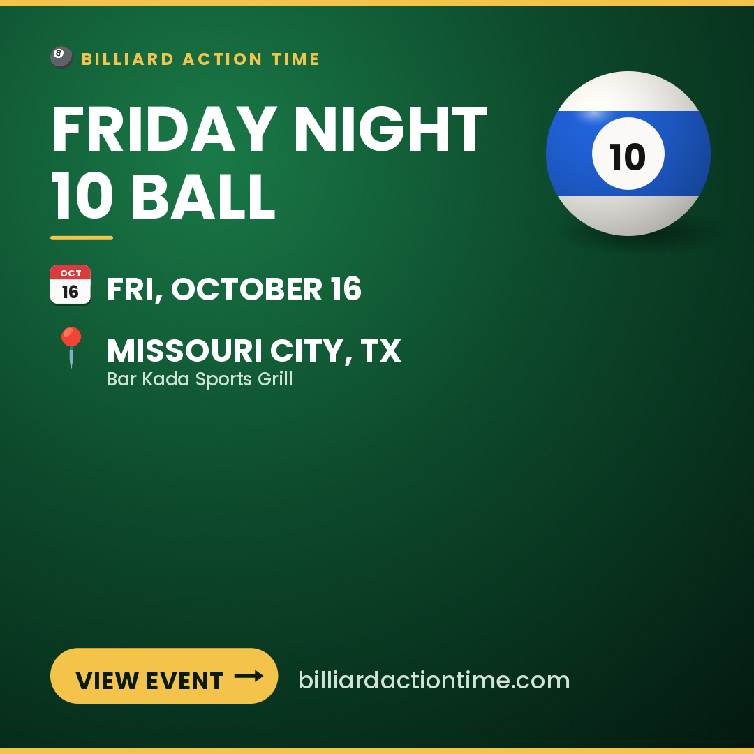 Share card for Friday Night 10 Ball