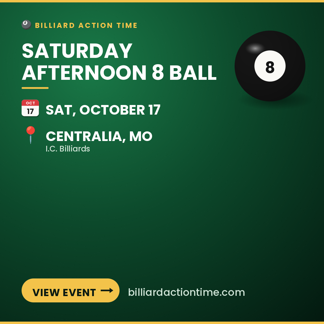 Share card for Saturday Afternoon 8 Ball