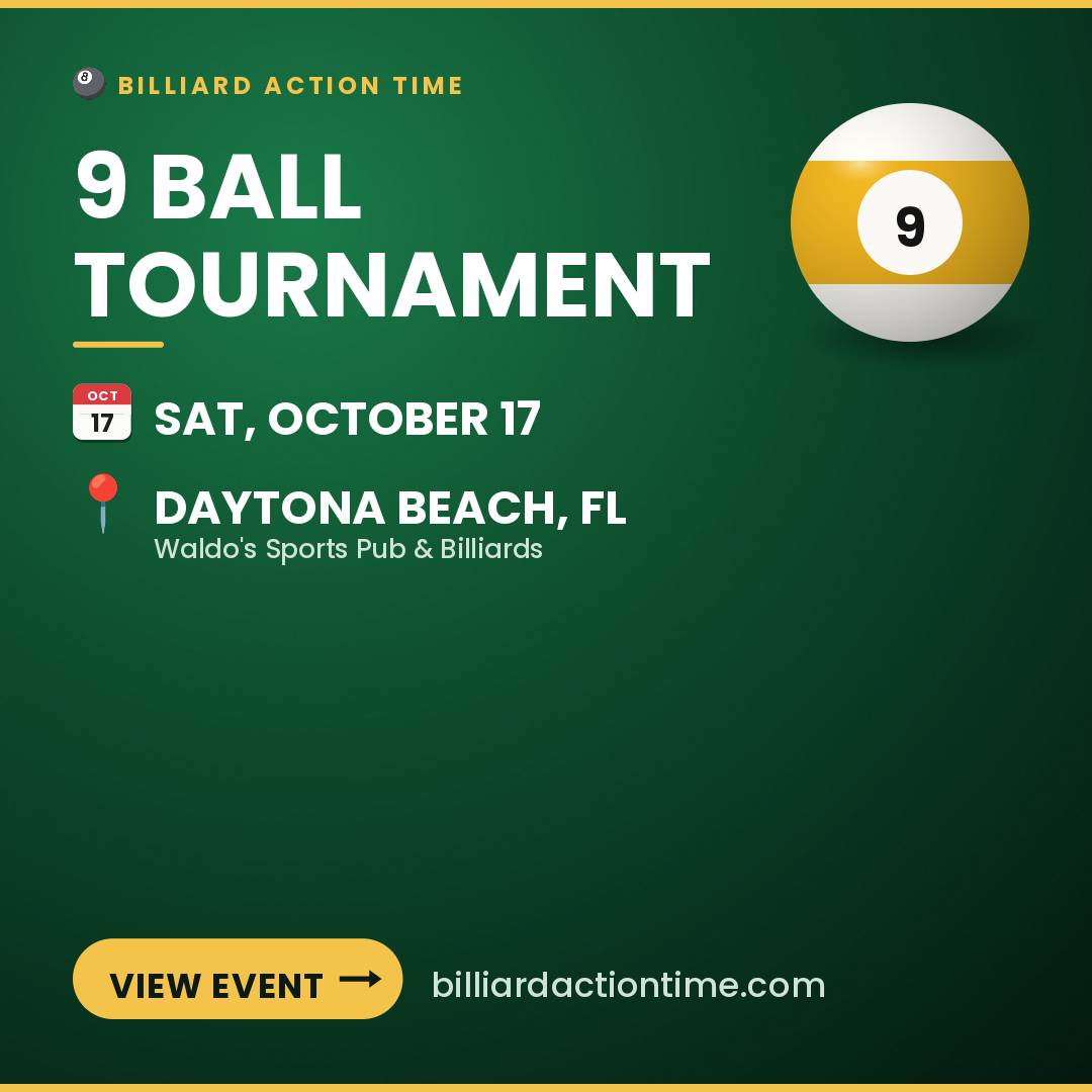 Share card for 9 Ball Tournament