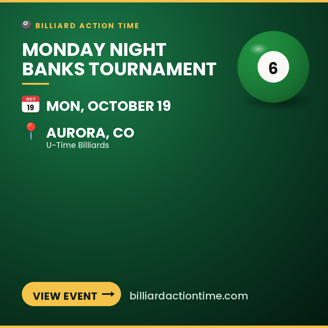 Share card for Monday Night Banks Tournament