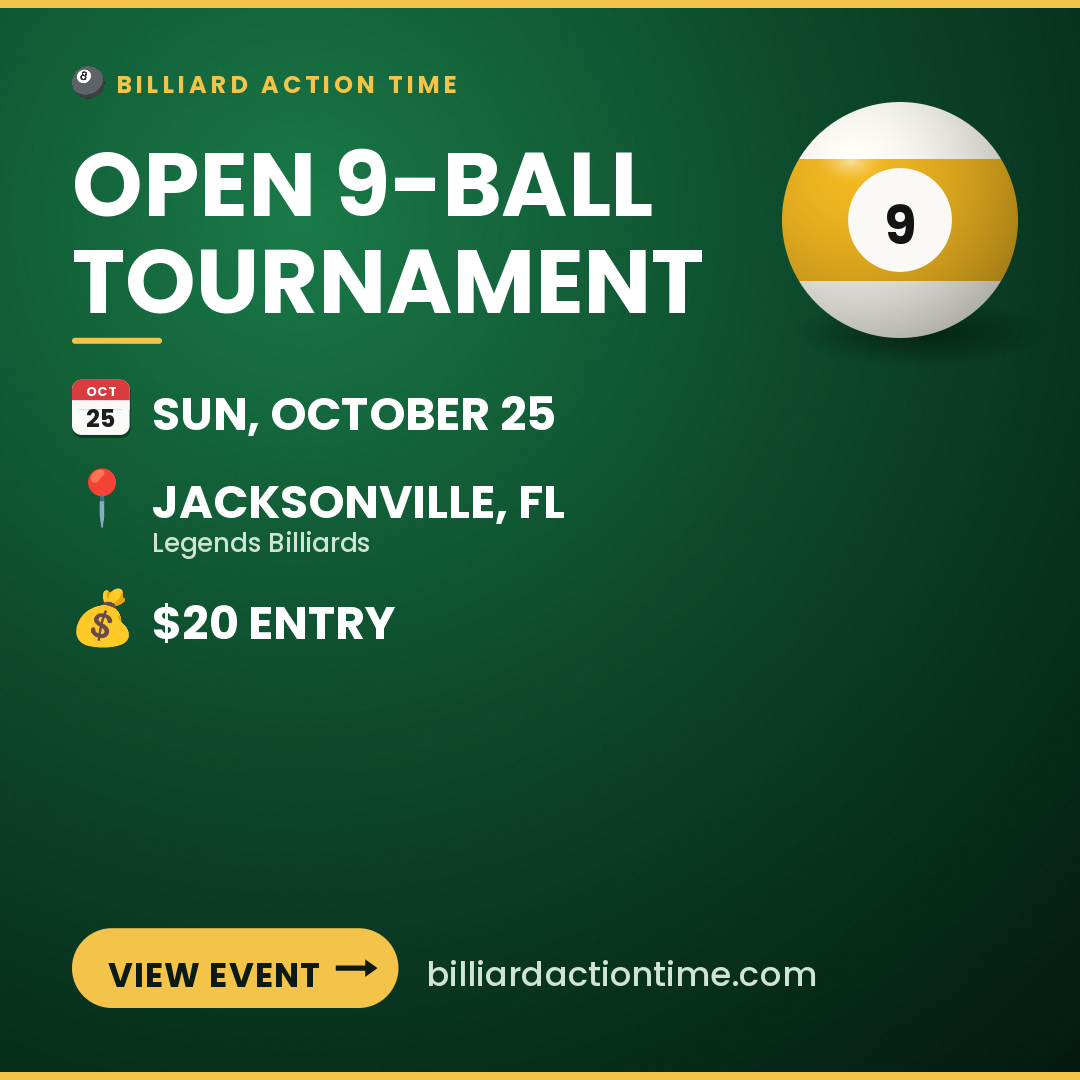Share card for Open 9-Ball Tournament