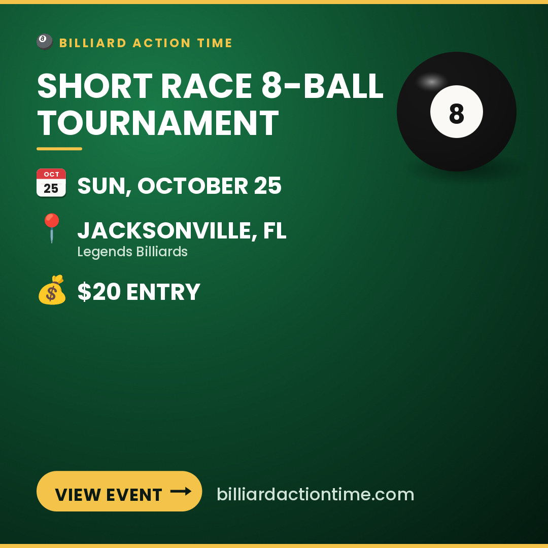 Share card for Short Race 8-Ball Tournament