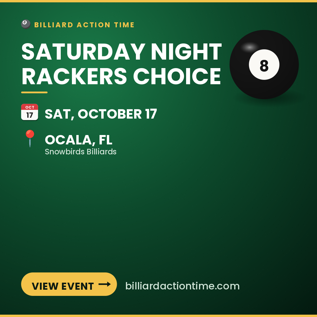 Share card for Saturday Night Rackers Choice