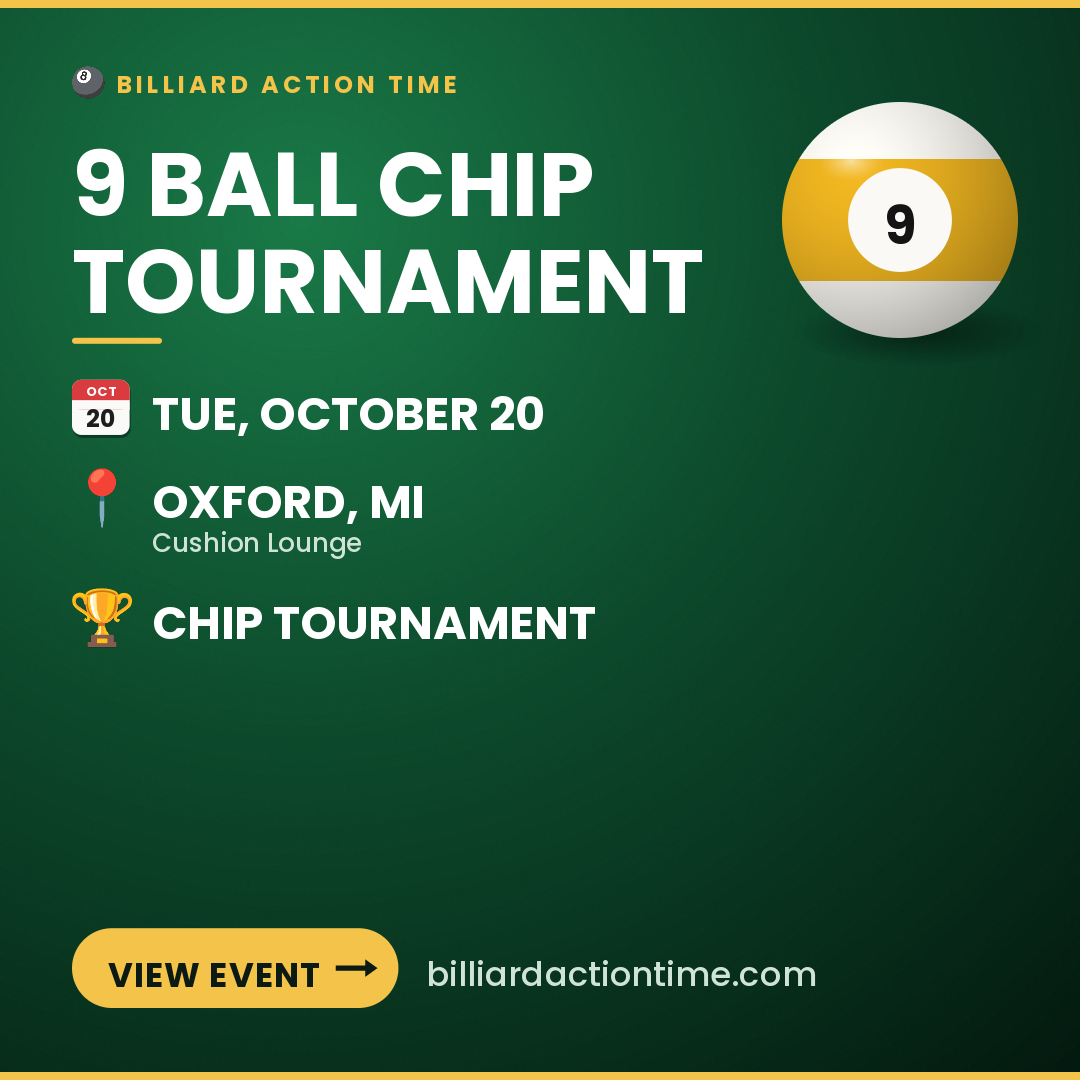 Share card for 9 Ball Chip Tournament