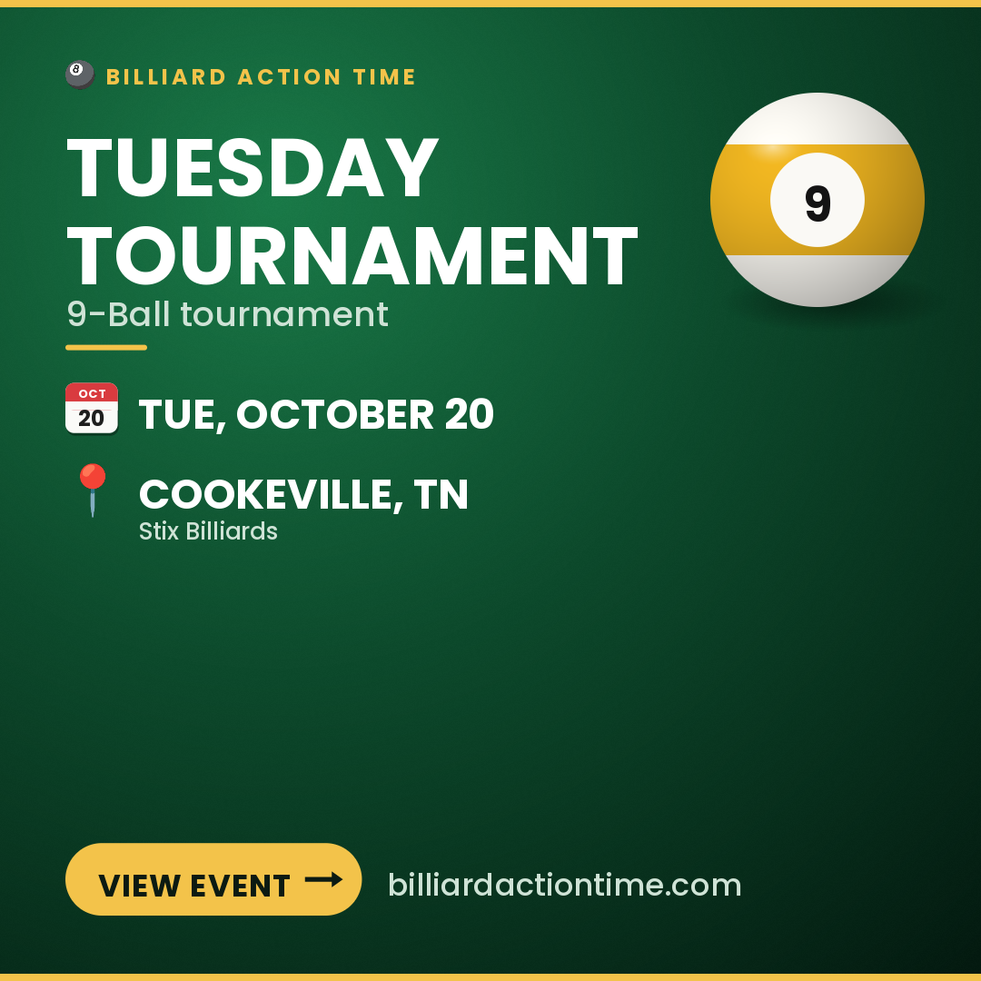 Share card for Tuesday Tournament
