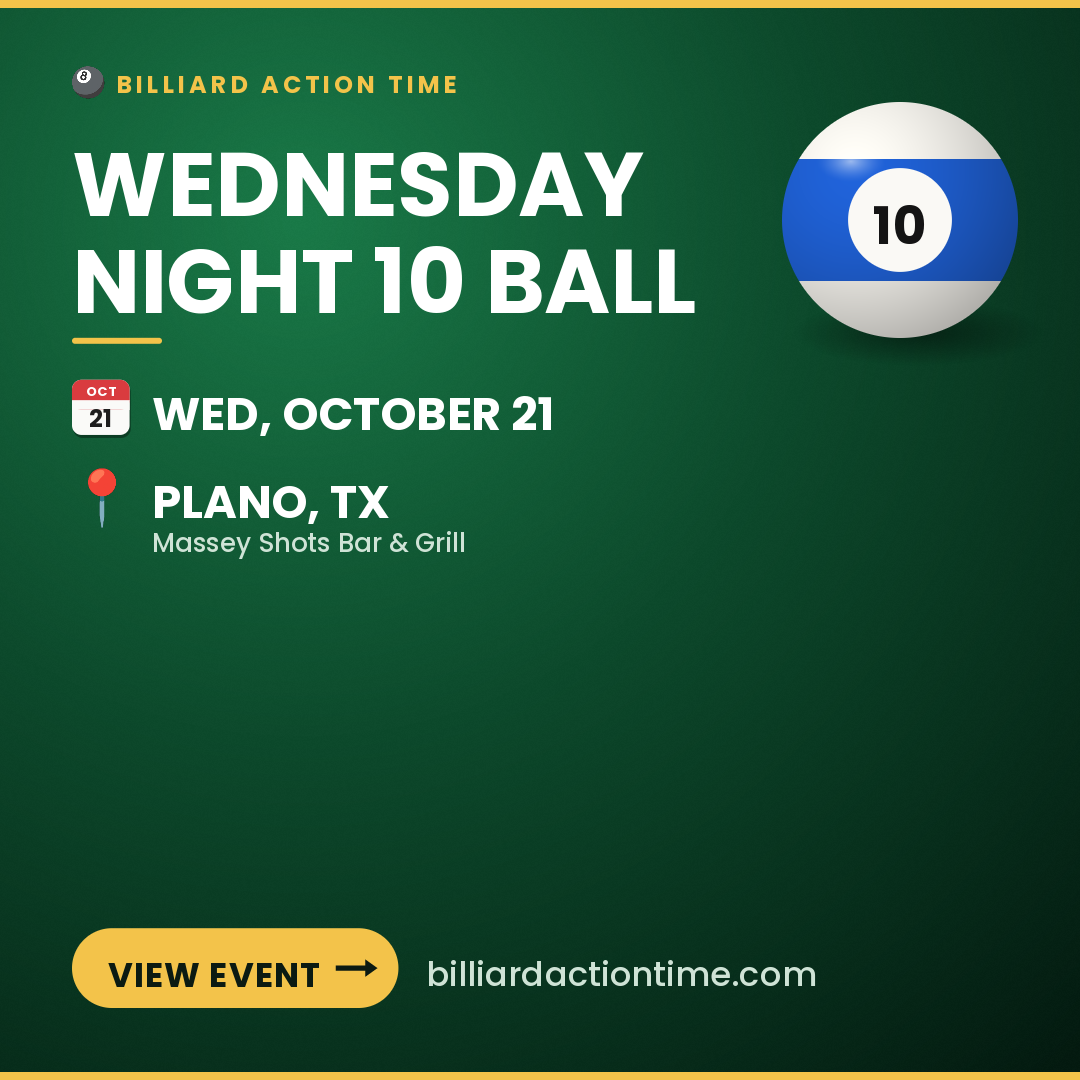 Share card for Wednesday Night 10 Ball