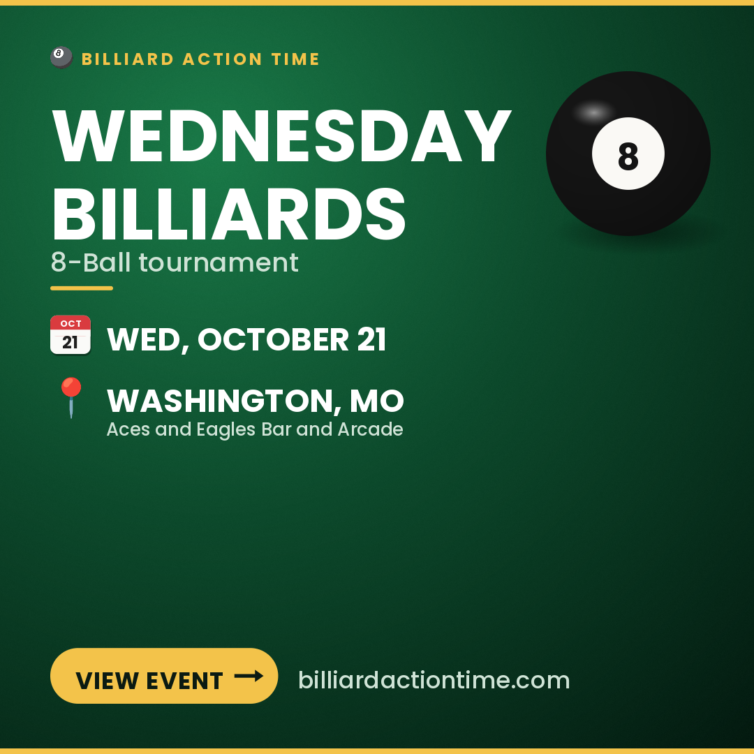 Share card for Wednesday Billiards